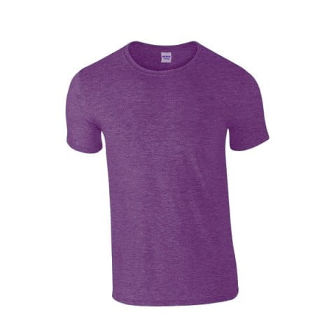 Koszulki T-Shirt - Męska koszulka Softstyle® - Gildan 64000 - Heather Purple - RAVEN - koszulki reklamowe z nadrukiem, odzież reklamowa i gastronomiczna