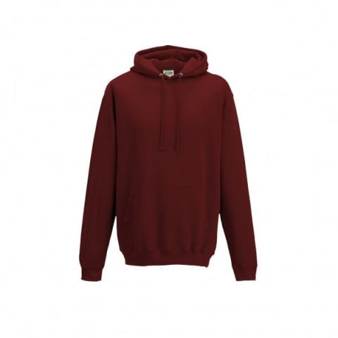 Bluzy - Bluza z kapturem College - Just Hoods JH001 - Brick Red - RAVEN - koszulki reklamowe z nadrukiem, odzież reklamowa i gastronomiczna