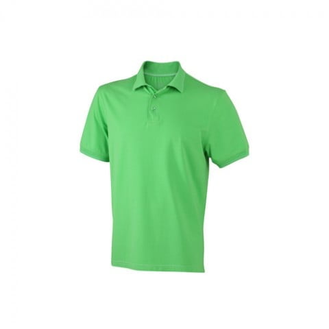 Koszulki Polo - Męska koszulka polo Elastic - JN 569 - Lime Green - RAVEN - koszulki reklamowe z nadrukiem, odzież reklamowa i gastronomiczna