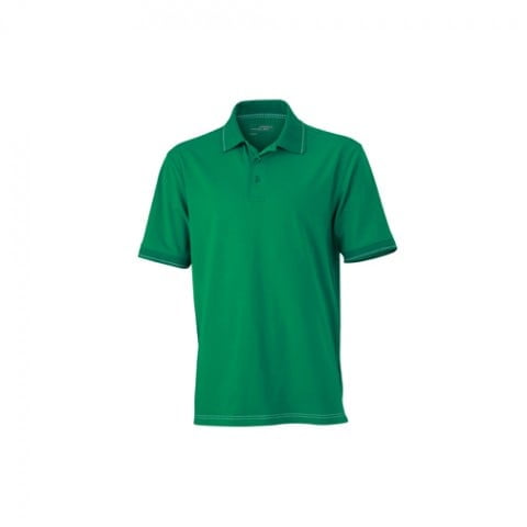 Koszulki Polo - Męska koszulka polo Elastic - JN 569 - Irish Green - RAVEN - koszulki reklamowe z nadrukiem, odzież reklamowa i gastronomiczna