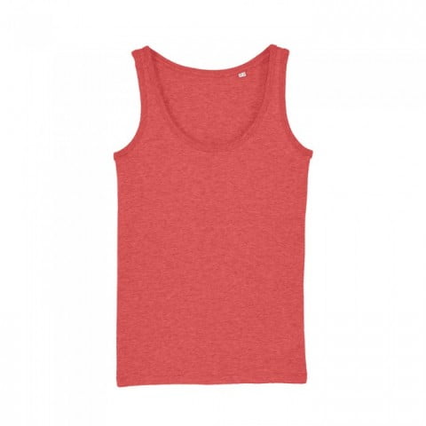 Koszulki T-Shirt - Damski Tank Top Stella Dreamer - STTW013 - Mid Heather Red - RAVEN - koszulki reklamowe z nadrukiem, odzież reklamowa i gastronomiczna