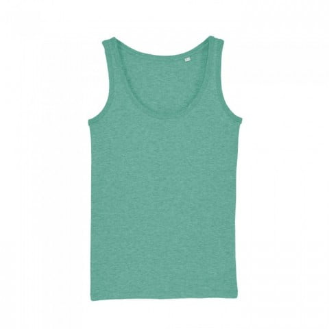 Koszulki T-Shirt - Damski Tank Top Stella Dreamer - STTW013 - Mid Heather Green - RAVEN - koszulki reklamowe z nadrukiem, odzież reklamowa i gastronomiczna