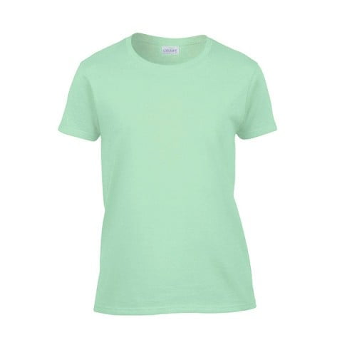 Koszulki T-Shirt - Damska koszulka Heavy Cotton™ - Gildan 5000L - Mint Green - RAVEN - koszulki reklamowe z nadrukiem, odzież reklamowa i gastronomiczna