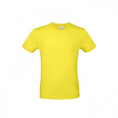 Koszulki T-Shirt - Męska koszulka #E150 - B&C TU01T - Solar Yellow - RAVEN - koszulki reklamowe z nadrukiem, odzież reklamowa i gastronomiczna