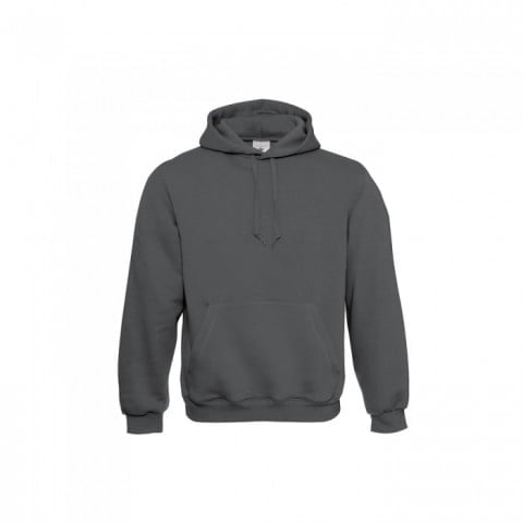 Bluzy - Klasyczna bluza Hooded - B&C WU620 - Steel Grey (Solid) - RAVEN - koszulki reklamowe z nadrukiem, odzież reklamowa i gastronomiczna