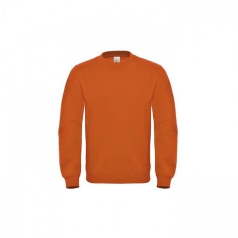 Bluzy - Bluza Crewneck ID.002 Cotton Rich - B&C WUI20 - Orange - RAVEN - koszulki reklamowe z nadrukiem, odzież reklamowa i gastronomiczna