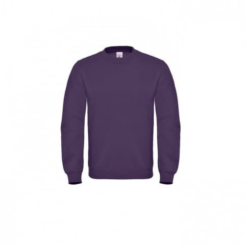 Bluzy - Bluza Crewneck ID.002 Cotton Rich - B&C WUI20 - Radiant Purple - RAVEN - koszulki reklamowe z nadrukiem, odzież reklamowa i gastronomiczna