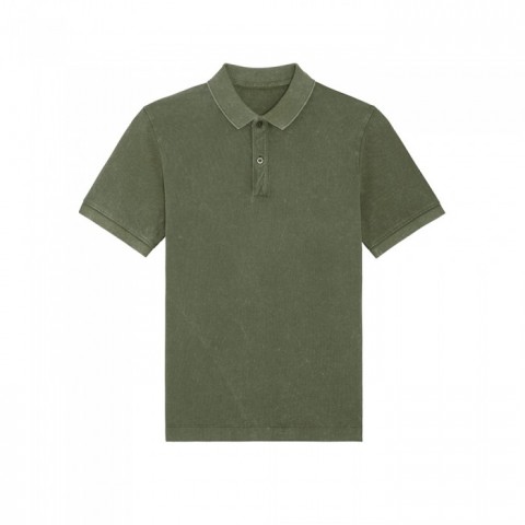 Koszulki Polo - Koszulka polo unisex Prepster Vintage - STPU335 - Khaki - RAVEN - koszulki reklamowe z nadrukiem, odzież reklamowa i gastronomiczna