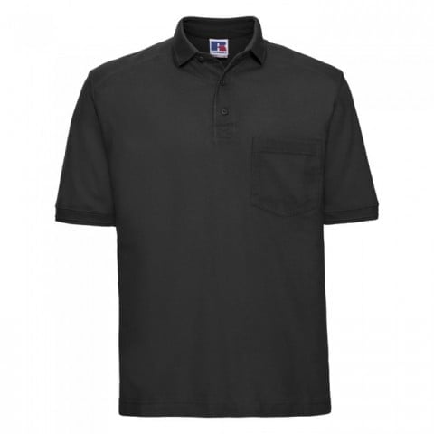 Koszulki Polo - Koszulka robocza Workwear - R-011M-0 - Black - RAVEN - koszulki reklamowe z nadrukiem, odzież reklamowa i gastronomiczna