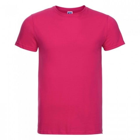 Koszulki T-Shirt - Męska koszulka Slim Fit - Russell R-155M-0 - Fuchsia - RAVEN - koszulki reklamowe z nadrukiem, odzież reklamowa i gastronomiczna