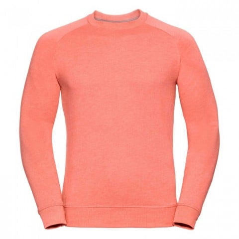 Bluzy - Męska bluza Crewneck HD - Russell R-280M-0 - Coral Marl - RAVEN - koszulki reklamowe z nadrukiem, odzież reklamowa i gastronomiczna