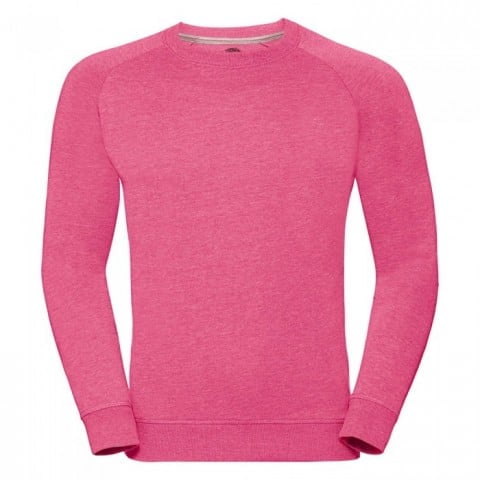 Bluzy - Męska bluza Crewneck HD - Russell R-280M-0 - Pink Marl - RAVEN - koszulki reklamowe z nadrukiem, odzież reklamowa i gastronomiczna