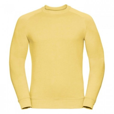 Bluzy - Męska bluza Crewneck HD - Russell R-280M-0 - Yellow Marl - RAVEN - koszulki reklamowe z nadrukiem, odzież reklamowa i gastronomiczna