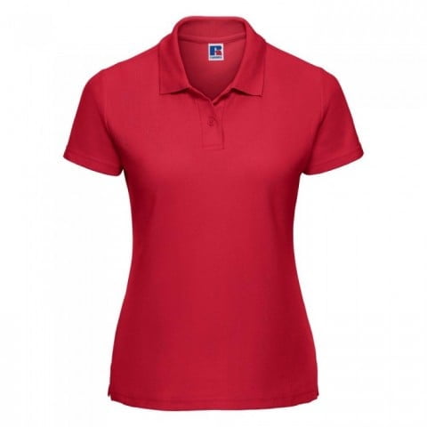 Koszulki Polo - Damska koszulka polo Polycotton - R-539F-0 - Classic Red - RAVEN - koszulki reklamowe z nadrukiem, odzież reklamowa i gastronomiczna