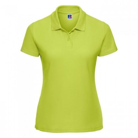 Koszulki Polo - Damska koszulka polo Polycotton - R-539F-0 - Lime - RAVEN - koszulki reklamowe z nadrukiem, odzież reklamowa i gastronomiczna