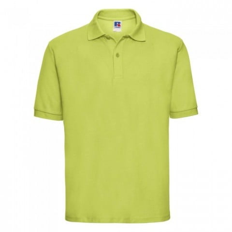 Koszulki Polo - Męska koszulka polo PolyCotton - R-539M-0 - Lime - RAVEN - koszulki reklamowe z nadrukiem, odzież reklamowa i gastronomiczna