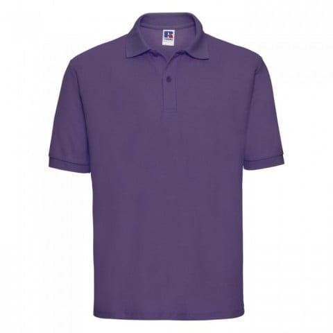 Koszulki Polo - Męska koszulka polo PolyCotton - R-539M-0 - Purple - RAVEN - koszulki reklamowe z nadrukiem, odzież reklamowa i gastronomiczna