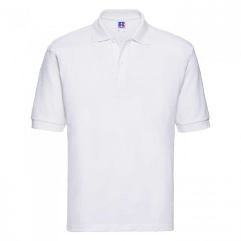 Koszulki Polo - Męska koszulka polo PolyCotton - R-539M-0 - White - RAVEN - koszulki reklamowe z nadrukiem, odzież reklamowa i gastronomiczna