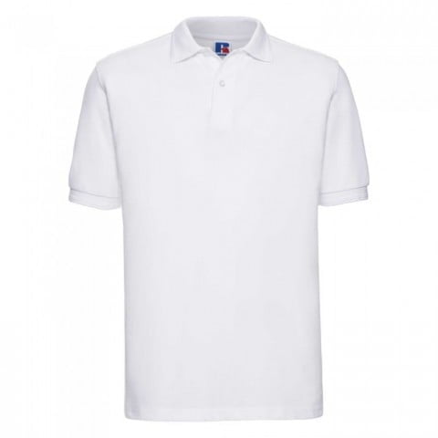 Koszulki Polo - Koszulka polo Polycotton Hardwearing - R-599M-0 - White - RAVEN - koszulki reklamowe z nadrukiem, odzież reklamowa i gastronomiczna