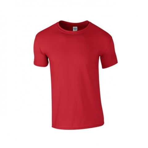 Koszulki T-Shirt - Męska koszulka Softstyle® - Gildan 64000 - Red - RAVEN - koszulki reklamowe z nadrukiem, odzież reklamowa i gastronomiczna