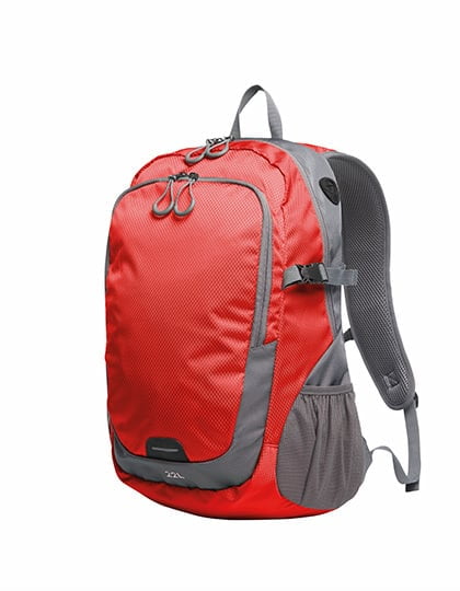 Torby i plecaki - Backpack Step L - 1813063 - Red - RAVEN - koszulki reklamowe z nadrukiem, odzież reklamowa i gastronomiczna