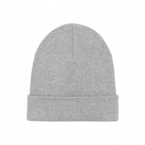 Czapki zimowe i akcesoria - Czapka dzianinowa Rib Beanie - STAU772 - Heather Grey - RAVEN - koszulki reklamowe z nadrukiem, odzież reklamowa i gastronomiczna