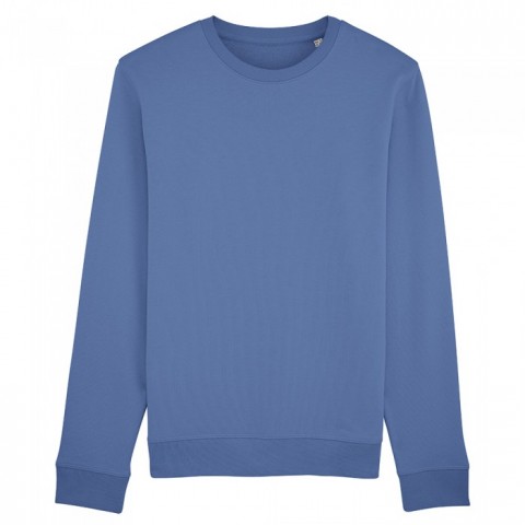 Bluzy - Bluza Crewneck Rise - Stanley/Stella STSU811 - Bright Blue - RAVEN - koszulki reklamowe z nadrukiem, odzież reklamowa i gastronomiczna