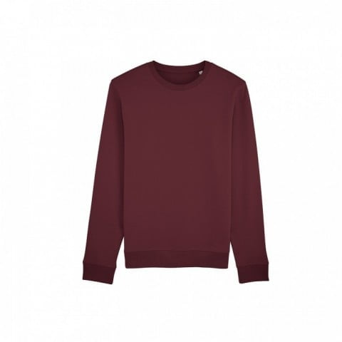 Bluzy - Bluza Crewneck Rise - Stanley/Stella STSU811 - Burgundy - RAVEN - koszulki reklamowe z nadrukiem, odzież reklamowa i gastronomiczna