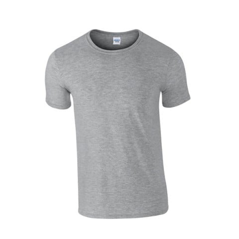 Koszulki T-Shirt - Męska koszulka Softstyle® - Gildan 64000 - Sport Grey (Heather) - RAVEN - koszulki reklamowe z nadrukiem, odzież reklamowa i gastronomiczna