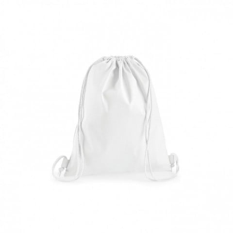 Torby i plecaki - Premium Cotton Gymsac - W210 - White - RAVEN - koszulki reklamowe z nadrukiem, odzież reklamowa i gastronomiczna