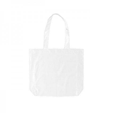 Torby i plecaki - Cotton bag with sidefold, long handles - XT95 - White - RAVEN - koszulki reklamowe z nadrukiem, odzież reklamowa i gastronomiczna